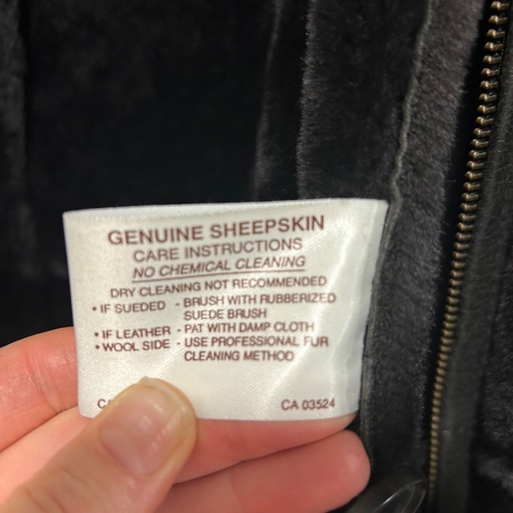 Men’s 100% Lambswool and Leather coat - Picture 3 of 4